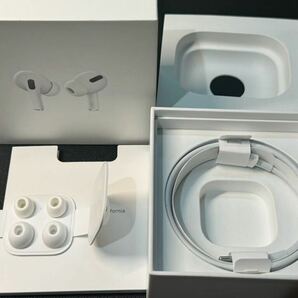 即決 美品 Apple AirPods Pro 第1世代 Bluetooth ワイヤレス イヤホン エアポッズ アップル 正規品 592の画像3