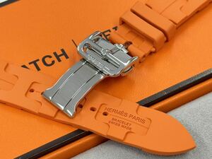 ☆即決 希少 Series9 キリム Apple Watch Hermes 40mm 41mm オレンジ シンプルトゥールストラップ アップルウォッチ エルメス 544