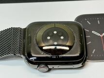 ☆即決 美品 Apple watch Series6 44mm グラファイトステンレス GPS+Cellular ミラネーゼループ アップルウォッチ シリーズ538_画像7