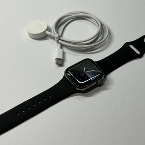 ☆即決 バッテリー100% 美品 Series8 Apple Watch 41mm グラファイトステンレス アップルウォッチ GPS+Cellularモデル シリーズ8 548の画像2