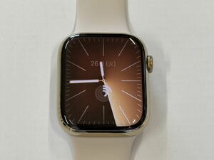 * быстрое решение прекрасный товар Series8 Apple Watch 45mm Gold нержавеющая сталь Apple часы GPS+Cellular модель серии 8 637