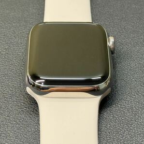 ☆即決 バッテリー99% 美品 Series8 Apple Watch 41mm シルバーステンレス アップルウォッチ GPS+Cellularモデル シリーズ8 271の画像2