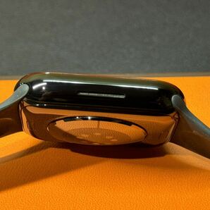 ☆即決 美品 バッテリー99% Apple Watch series8 HERMES 45mm アップルウォッチ エルメス Cellular 黒 ブラックステンレス シリーズ8 521の画像6