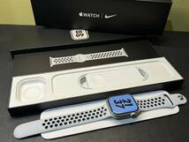☆即決 美品 ケア+ Apple Watch series7 Nike 45mm スターライトアルミニウム アップルウォッチ GPSモデル シリーズ7 467_画像2