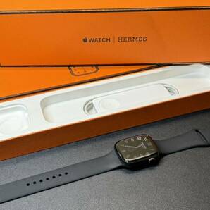 ☆即決 Apple Watch series7 HERMES 45mm アップルウォッチ エルメス Cellular 黒 ブラックステンレス シリーズ7 539の画像2