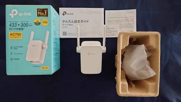 TP-Link Wi-Fi無線LAN中継器 RE205 433+300Mbps AC750デュアルバンド