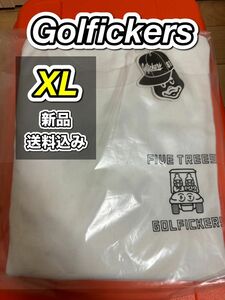 在庫整理大幅値下げ【超限定】Golfickers FIVE TREES Golfman Sux 白XL 送料込み