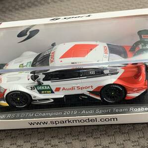 spark 1/43 アウディ RS5 DTM チャンピオン 2019 Audi Sport Team Rosberg SG448 未使用の画像1