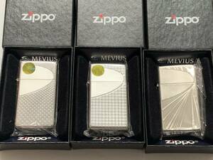 2010年 MEVIUSZIPPOメビウス　スリムアーマーZIPPO　350個限定　3点セット　未使用