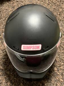 SIMPSON　シンプソン　スーパーバンディット９　５８㎝　ヘルメット　used 現状品