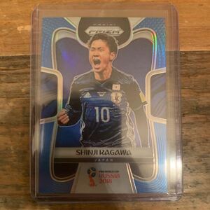 香川真司 2018 PANINI PRIZM WORLD CUP BLUE PRIZM 199枚限定 サッカー ワールドカップ 日本代表 セレッソ大阪 ドルトムント