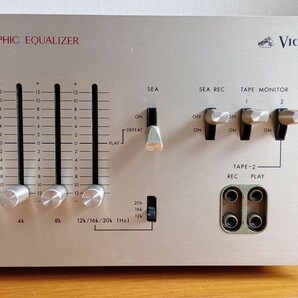 ☆Victor ビクター SEA-50 グラフィックイコライザー 音響機器 通電確認済み ジャンクの画像7