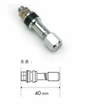 BBS 正規品 エアバルブ ロング ホイール用エアーバルブ 全長:40mm Air Valve Long P5615002_画像2