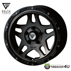 デルタフォース オーバーランダー 16x7.0J 5/114.3 +35 MSP マットスモークポリッシュ DELTA FORCE OVERLANDER 新品1本価格