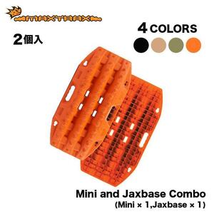  orange MAXTRAX Mini and Jaxbase Combo recovery - board 2 sheets entering Max to Lux s tuck recovery -s tuck helper 