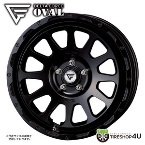 デルタフォース オーバル FF DELTA FORCE OVAL 20x9.0J 5/130 +25 サテンブラック メルセデスベンツ Gクラス W463 W463a G63不可 4本価格