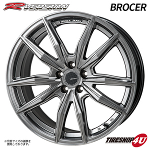 MONZA JAPAN Rversion ブロッカー Brocer 19x9.5J 5/100 +43 ハイパーブラック 新品ホイール1本価格 モンツァ ジャパン 19インチ