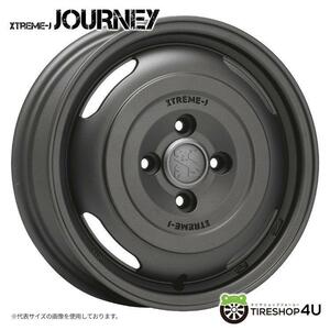 XTREME-J JOURNEY 12x3.5J 4/100 +45 ガンブラック 12インチ スズキ キャリー＆エブリイ 新品ホイール1本価格