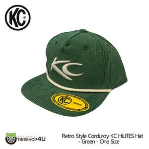 KC HiLiTES Retro Style Corduroy KC HiLiTES Hat Green One Size вельвет колпак зеленый 