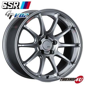 送料無料 SSR GTV02 17インチ 17x7.0J 5/114.3 +50 GS グレアシルバー 新品ホイール1本価格