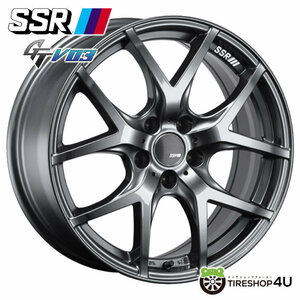 送料無料 SSR GTV03 18インチ 18x7.5J 5/114.3 +43 GG グラファイトガンメタ 新品ホイール1本価格