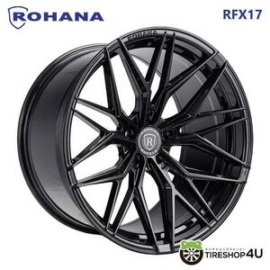 ROHANA RFX17 20インチ 20x12.0J 5/114.3 +22 HUB:73.1 GB グロスブラック