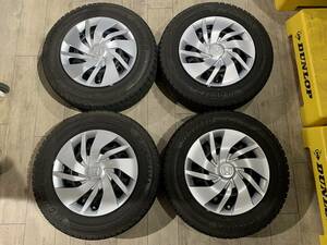 【2403012】スタッドレス ホンダ フィット 純正 スチールホイール 14インチ 5.5J +45 PCD100 4H + YOKOHAMA iG50 PLUS 175/70R14 2016年