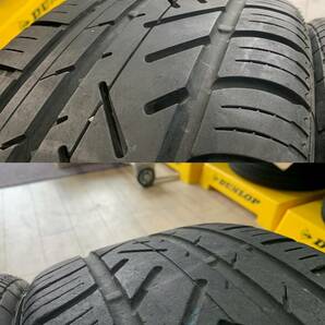 【2403019】Weds LEONIS NAVIA 05 17インチ 6.5J +42 PCD100 4H + PIRELLI DRAGON 215/40R17 2006年 コンパクト アクア フィット ノート 等の画像9