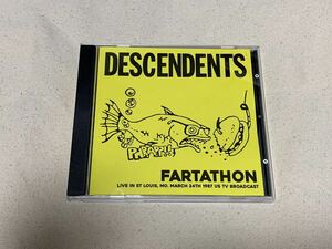 DESCENDENTS / Fartathon (Live in St. Louis, MO. March 24th 1987) US TV Broadcast CD EPITAPH FAT WRECK CHORDS BAD RELIGION NOFX ALL