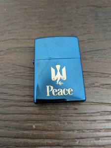 zippo ジッポー Peace ブルーチタン