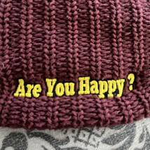 cotton pan ニット帽 Are You Happy? cottonpan_画像2