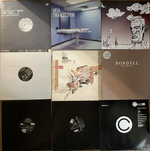 ♪Techno Minimal♪9枚セット vinylレコード00〜10s Hard Detroitindustrial Deep DJ Club Dance Music テクノ ミニマル LP_EP H