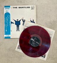 赤盤 OP 7387 THE BEATLES Help! サウンド・トラック盤 レコード 国内盤 オデオン盤 LP ザビートルズ THE BEATLES Odeon 希少 レア 帯付き_画像1