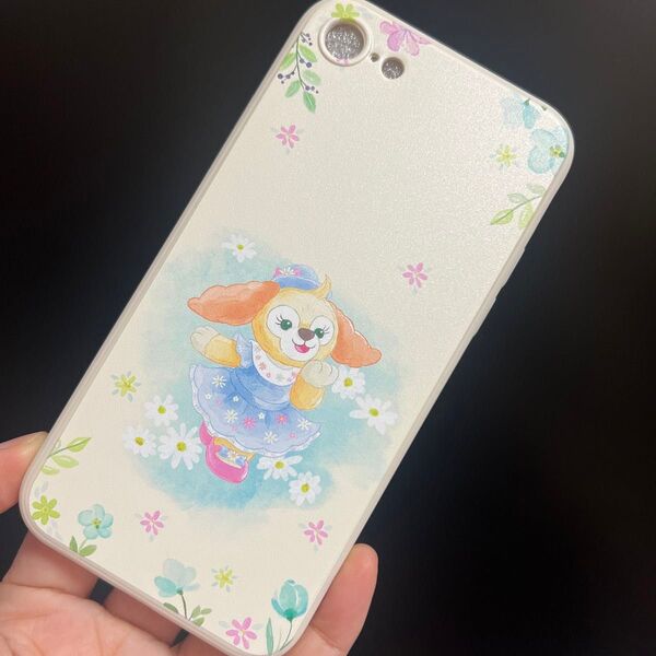 iPhone7/8/SE用 クッキーアン ダッフィーフレンズ カバー