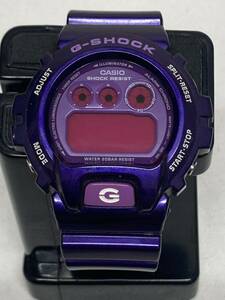 CASIO G-SHOCK DW-6900CC クレイジーパープル 動作未確認　カシオ Gショック ジーショック クレイジーカラーズ 腕時計 