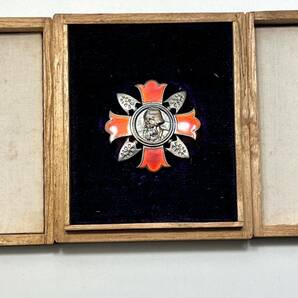 軍人傷痍記章 日本陸軍 勲章 旧日本軍 徽章 2点セットの画像5