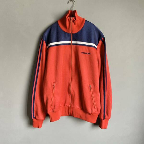 70s ハンガリー製 アディダス トラックジャケット ジャージー adidas vintage ヴィンテージ レッドネイビートリコロール