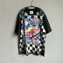 adidas x JEREMY SCOTT グラフィティTシャツ アディダス ジェレミースコット カーレース F1 新品未使用タグ付き_画像1