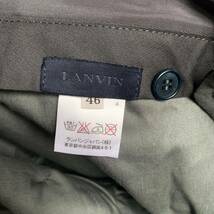 LANVIN ルカ期 コットン ドレスパンツ スラックス ランバン 46 チノコットントラウザー_画像8