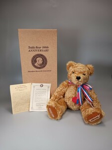 J0608 ハーマン テディベア Teddy Bear100th Anniversary Theodore Roosevelt Association 160/2002