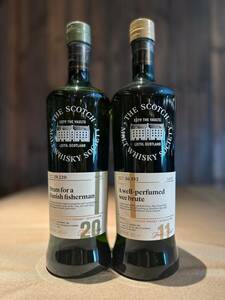 ①2本セット　SMWS Benrinnesベンリネス 11年　36.152 　Laphroaigラフロイグ 20年　29.220 　カスクストレングス ノンチルフィルタード