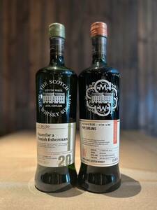 2本セット　SMWS Benrinnesベンリネス 11年　36.182 　 Laphroaigラフロイグ 20年　29.220 カスクストレングス ノンチルフィルタード