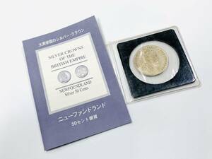 ニューファンドランド 50CENTS 銀貨 1908年 国王 エドワード7世 カナダ 50セント アンティーク コイン FRANKLIN MINT フランクリンミント