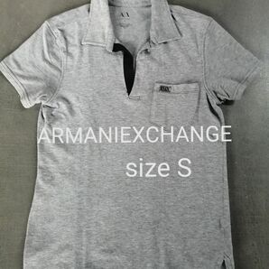ARMANI EXCHANGE アルマーニエクスチェンジ　スキッパーシャツ　半袖シャツ　メンズS