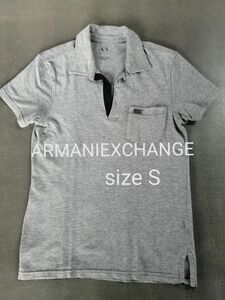 ARMANI EXCHANGE アルマーニエクスチェンジ　スキッパーシャツ　半袖シャツ　メンズS