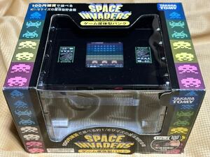 【未開封】TAKARA TOMY SPACE INVADERS タカラトミー スペースインベーダー 1/6サイズ アーケード用テーブル台 筐体型バンク 貯金箱(送料込