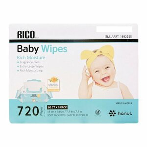 RICO 赤ちゃん用 おしりふき 720枚 おしり拭き コストコ ベビーワイプ Baby Wipes