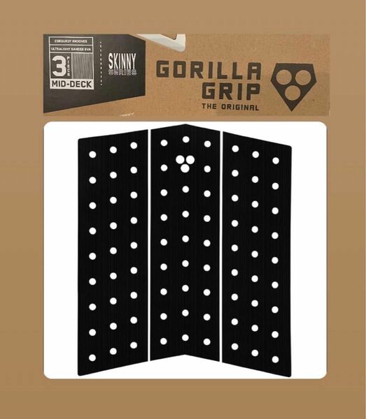 GORILLA GRIP フロントデッキ SKINNY ブラック新品