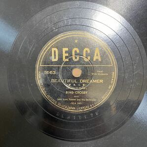 ◆ビングクロスビーSP盤3枚組/STEPHEN FOSTER ALBUM/DECCA RECORDSの画像8