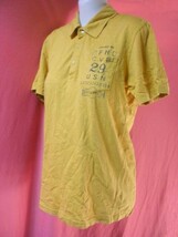 ＵＳＥＤ HOMME ポロシャツ サイズ４４ 黄土色系_画像2
